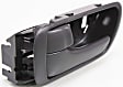 Front and Rear, Driver and Passenger Side Interior Door Handles, Textured Black, With door lock button, Japan Or USA Built Vehicle