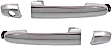 2006 Pontiac Vibe - Front, Driver and Passenger Side Chrome Exterior Door Handle