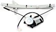 Sedan Front And Rear, Passenger Side Power Window Regulator, With Motor