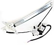 Sedan Front and Rear, Driver and Passenger Side Power Window Regulator, With Motor