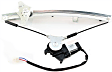 Front, Driver and Passenger Side Power Window Regulator, With Motor