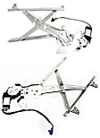 Front and Rear, Passenger Side Window Regulators, Power, With Motor, Japan or USA Built Vehicle