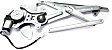 Front, Driver and Passenger Side Window Regulators, Power, Japan Or USA Built Vehicle