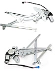 Front and Rear, Driver Side Window Regulators, Power, With Motor, Japan or USA Built Vehicle