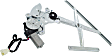 Front, Driver and Passenger Side Power Window Regulator, With Motor