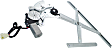 Front, Driver and Passenger Side Power Window Regulator, With Motor