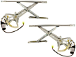 Front, Driver and Passenger Side Window Regulators, Power, USA Built Vehicle