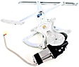 Front or Rear, Driver and Passenger Side Window Regulators, Power