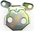 Front Driver and Passenger Side Door Hinge, Lower, Unpainted