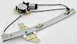 Rear, Driver and Passenger Side Power Window Regulator, With Motor
