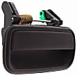 2001-2004 Toyota Tacoma - Front and Rear, Driver and Passenger Side Textured Black Exterior Door Handle, Front Driver and Passenger Side - With Key Hole; Rear Driver and Passenger Side - Without Key Hole, Crew Cab Pickup
