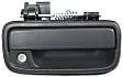 2001-2004 Toyota Tacoma - Front and Rear, Driver and Passenger Side Textured Black Exterior Door Handle, Front Driver and Passenger Side - With Key Hole; Rear Driver and Passenger Side - Without Key Hole, Crew Cab Pickup