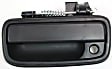 2001-2004 Toyota Tacoma - Front and Rear, Driver and Passenger Side Textured Black Exterior Door Handle, Front Driver and Passenger Side - With Key Hole; Rear Driver and Passenger Side - Without Key Hole, Crew Cab Pickup