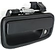 2001-2004 Toyota Tacoma - Front and Rear, Driver and Passenger Side Textured Black Exterior Door Handle, Front Driver and Passenger Side - With Key Hole; Rear Driver and Passenger Side - Without Key Hole, Crew Cab Pickup