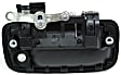 2001-2004 Toyota Tacoma - Front and Rear, Driver and Passenger Side Textured Black Exterior Door Handle, Front Driver and Passenger Side - With Key Hole; Rear Driver and Passenger Side - Without Key Hole, Crew Cab Pickup