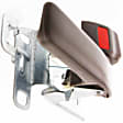 Front and Rear, Driver and Passenger Side Interior Door Handles, Brown, with Door Lock Button, without Bezel