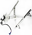 Rear, Driver and Passenger Side Power Window Regulator, With Motor