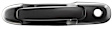 Rear, Driver and Passenger Side Smooth Black Exterior Door Handle, With Key Hole