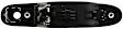 Rear, Driver and Passenger Side Smooth Black Exterior Door Handle, With Key Hole