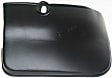 Rear, Driver and Passenger Side Mud Flaps, Black, Plastic