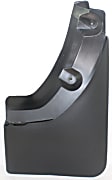 Rear, Driver and Passenger Side Mud Flaps, Black, Plastic