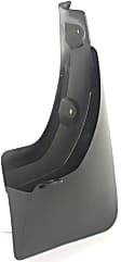 Rear, Driver and Passenger Side Mud Flaps, Black, Plastic