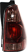 Driver and Passenger Side Halogen Tail Light, Without bulb(s), OE Replacement