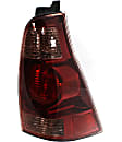 Driver and Passenger Side Halogen Tail Light, Without bulb(s), OE Replacement
