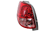 Driver and Passenger Side Halogen Tail Light, Without bulb(s), OE Replacement