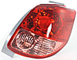 Driver and Passenger Side Halogen Tail Light, Without bulb(s), OE Replacement
