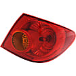 Driver and Passenger Side, Inner and Outer Halogen Tail Light, With bulb(s), OE Replacement