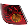 Driver and Passenger Side, Inner and Outer Halogen Tail Light, With bulb(s), OE Replacement