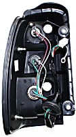 Driver and Passenger Side Halogen Tail Light, With bulb(s), OE Replacement