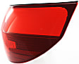 Driver and Passenger Side, Outer Tail Lights, without Bulb, Halogen, Mounted on Body