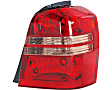 Driver and Passenger Side Halogen Tail Light, Without bulb(s), OE Replacement
