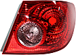 Driver and Passenger Side, Outer Halogen Tail Light, Without bulb(s), OE Replacement