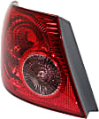 Driver and Passenger Side, Outer Halogen Tail Light, Without bulb(s), OE Replacement