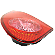 Driver and Passenger Side, Inner and Outer Halogen Tail Light, Without bulb(s), OE Replacement