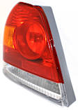 Driver and Passenger Side Halogen Tail Light, Without bulb(s), OE Replacement