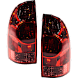 Driver and Passenger Side Halogen Tail Light, With bulb(s), OE Replacement