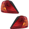 Driver and Passenger Side Halogen Tail Light, With bulb(s), OE Replacement