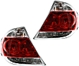 Driver and Passenger Side Tail Lights, with Bulbs, Halogen, USA Built Vehicle