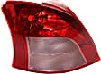 Driver and Passenger Side Halogen Tail Light, Without bulb(s), OE Replacement