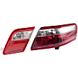 Driver and Passenger Side, Inner and Outer Tail Lights, with Bulbs, Halogen