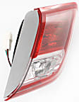 Driver and Passenger Side, Inner and Outer Halogen Tail Lights, Without Bulbs