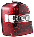 Driver and Passenger Side Halogen Tail Lights, Without Bulb(s), Except Hybrid Model
