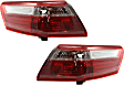 Driver and Passenger Side, Outer Halogen Tail Lights, without Bulb, For Models Made in Japan or USA