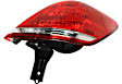 Driver and Passenger Side, Outer Tail Lights, with Bulbs, Halogen, Mounts on Body, CAPA Certified