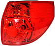 Driver and Passenger Side, Outer Halogen Tail Light, With bulb(s), OE Replacement