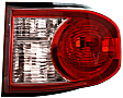 Driver and Passenger Side Halogen Tail Light, Without bulb(s), OE Replacement